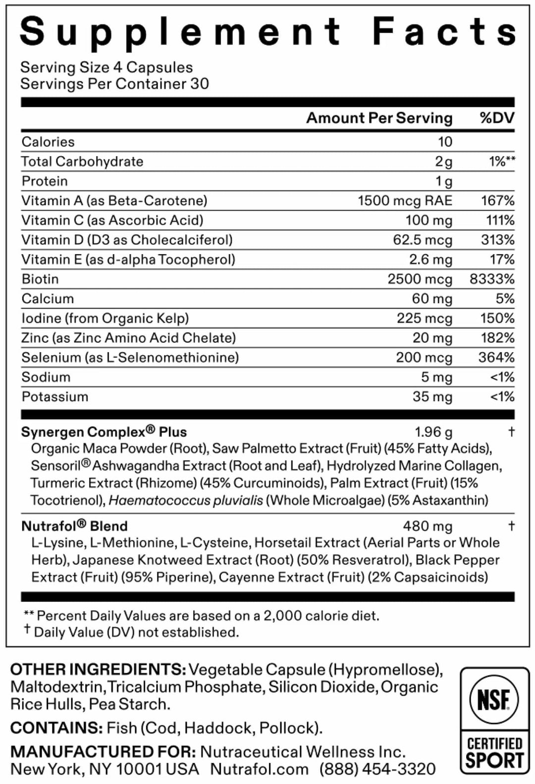 Nutrafol - Womens Balance 3 month supply