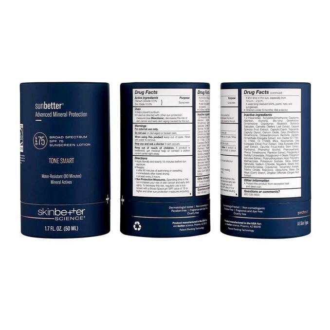 skinbetter science - Sunbetter Tone Smart SPF 75 Sunscreen Lotion